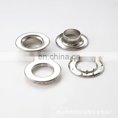 Factory Supply Attractive Price Round Stainless Steel Shoe Custom Eyelet With Claw