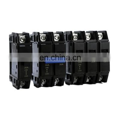 Triple pole mcb 3P AC230V / 415V 4.5KA BH new type black mini miniature circuit breaker mitsubishi circuit breaker