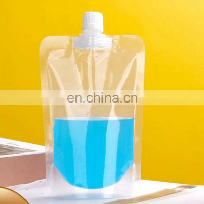Reusable Laundry Detergent Wash Fluid Liquid Spout Packaging Bag