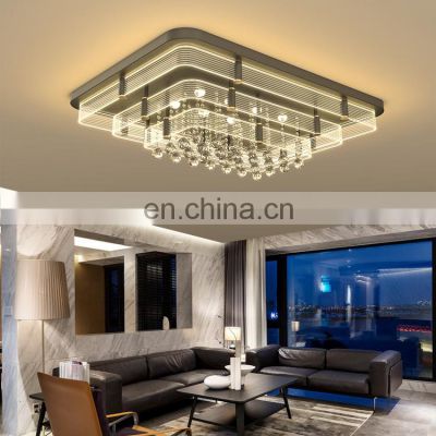 Low Price Indoor Luxury Decoration Iron Acrylic 24 36 108 128 W Bedroom Contemporary LED Ceiling Lamp