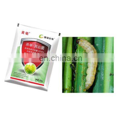 China Rice Registered Crop 63% Monosultap + 0.6% Bt WP ICAMA REG.NO. PD20092500