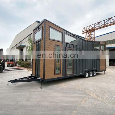 24ft Transportable Tiny House Original Quality Trailer Luxury House on wheels with bathroom