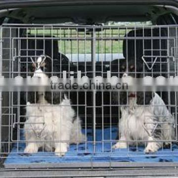 car used metal dog cage crate
