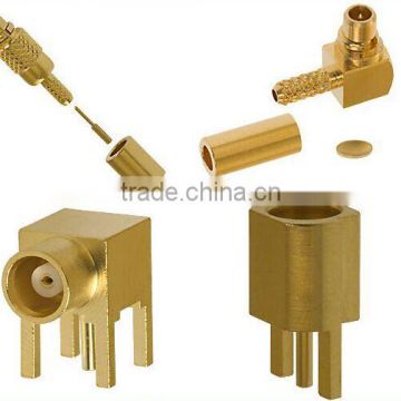 MMCX Male Right Angle Crimp Type RF Connector