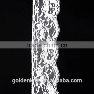100% Nylon Polyester Lace Trim nonelastic Lace Trimming for Lace Products Rigid Lace