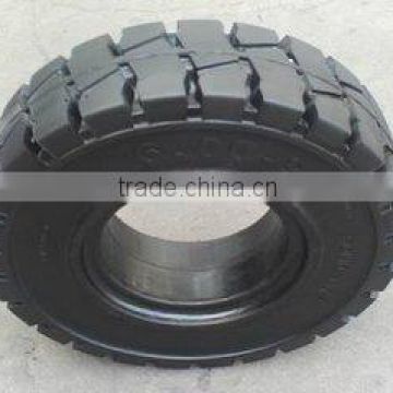 China hot sale press on solid tyre for forklift with high quality