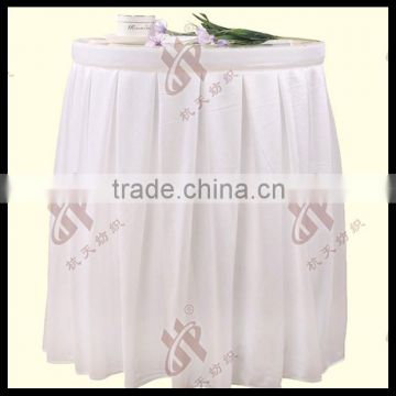 manufacturer of plain style pure white table cloth