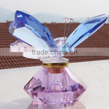 Purple color crystal butterfly