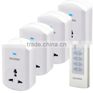 TW68C, 1v1, 1v2, 1v3, 1v4, wireless Remote Control Socket (Chinese type, plug-in)