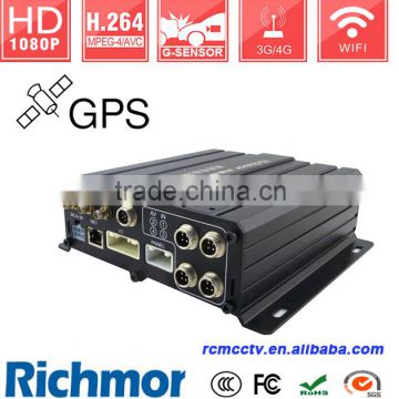 AHD Vehicle 4CH DVR kits with Military Rank design for 4G WIFI SD Card Upgrading