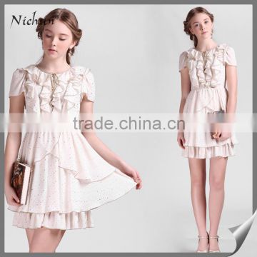 Wholesale Fashionable Alibaba Printed Design Chiffon Dresses Prom