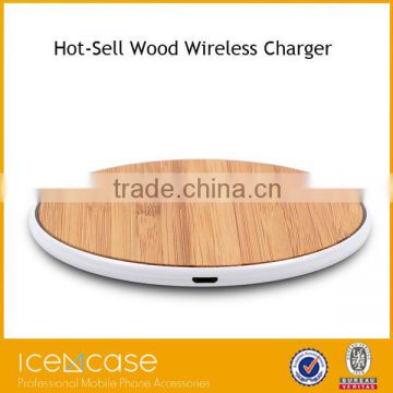Best quality wooden charger wireless charger phone charger