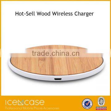 Best quality wooden charger wireless charger phone charger