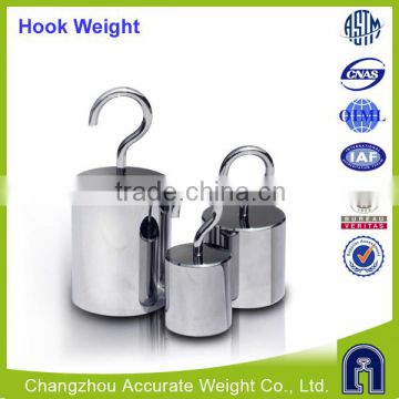OIML standard hook weight F1 chromed steel weight
