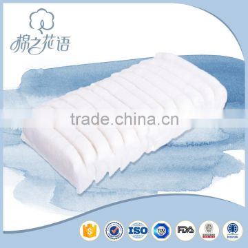 China Supplier Cotton Pleat zigzag cotton beauty makeup removal