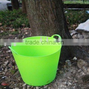 plastic flexible bucket,recycle PE buckets