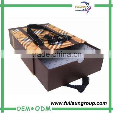 Dongguan matt cardboard custom made shoe box