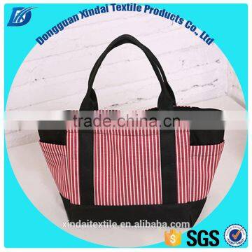 OEM canvas bag manufacturer logo customized casual lady handbag custom tote bag