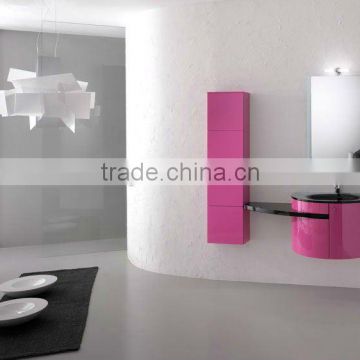 Modern shaped PVC Bathroom Furniture Cabinet