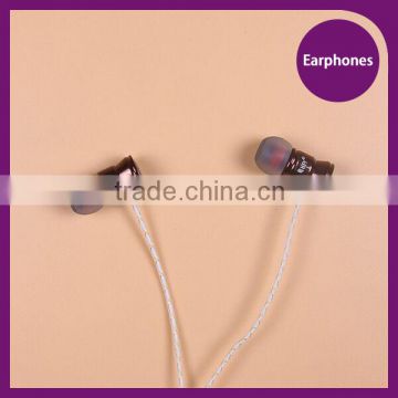 Factory price fashion design in ear earphones for iPhone/Android phone with super bass sound, metal ear house headphones