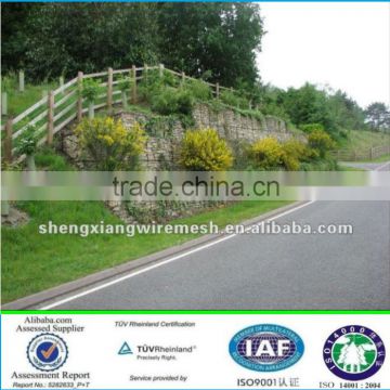 ASTM 975, ASTM A 641 hot dipped&PVC coated hexagonal shape Mattresses and gabion baskets