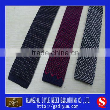 silk knitting tie