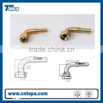 20291-T metric female coupling 90 degree flat seal fitting hydraulic coupling
