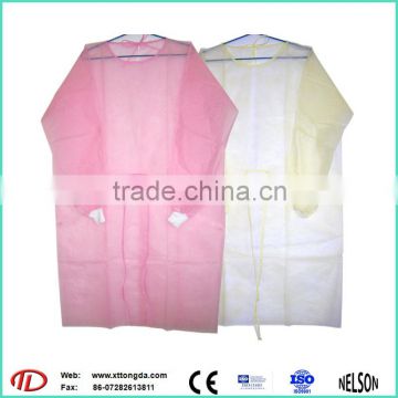 cheap disposable medical pp+pe x-ray isolation gown