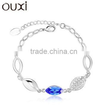 OUXI 2015 crystal shambala bracelet made with Austrian crystal Jewelry 30211
