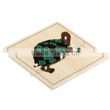 Beechwood preschool equipment for montessori turtle puzzle