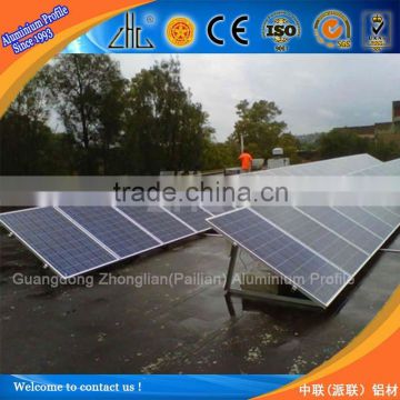 Latest profile aluminium extrusion for solar, aluminum solar energy bracket price, china eco aluminum solar panel frame