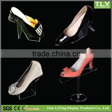 SSW-CA-181 Acrylic Shoes Display Stand / Acrylic Shoes Holder for Fashion Shoe Store