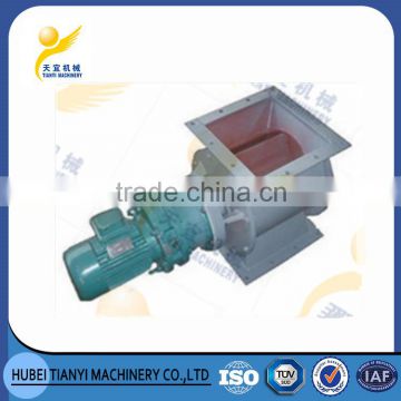 Rotary feeder for coal ash and bulk material discharge