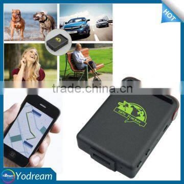 Personal gps tracker mini TK102B GPS Car Tracker Realtime Online 4 band GSM GPRS Tracking system with 2 battery car charger