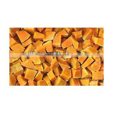 frozen pumpkin diced