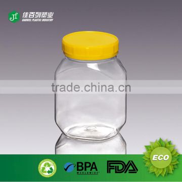 Recycle Plastic bottle PET bottle with thef-proofing cap