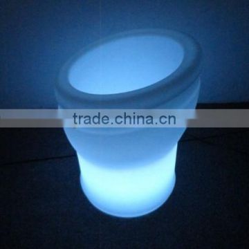 LED shenzhen night club ice bucket .plastic ice cream bucket. clear plastic ice buckets wholesale