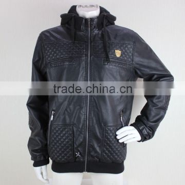 Korean Style Men Fashion Leather Jacket Cheap