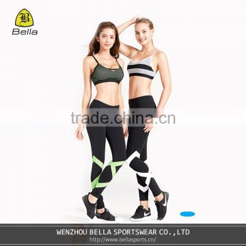 BELLA-C-70114 spandex gym wear for women