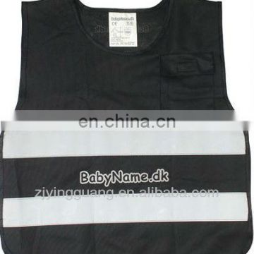 Reflective Safety Vest For Children With Two Horizontal Hi-visibility Reflective Tape