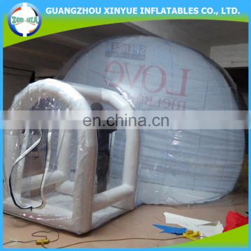 The latest unique inflatable bubble tent with custom backdrop
