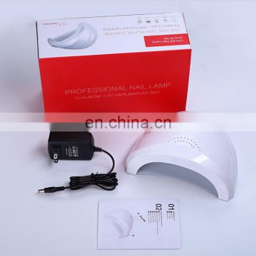 Rechargeable uv led nail dryer and 48w uv led nail gel lamp