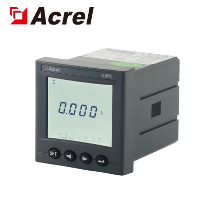 Acrel AMC72-AI/K single phase current meter 2DI/2DO LCD display ammeters