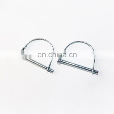 Zinc galvanized  square wire Lock pin shaft lock clevis pins