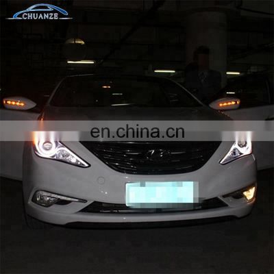 Good Quality china manufacturer wholesales 8th head lamp 2011-UP led For sonata headlight