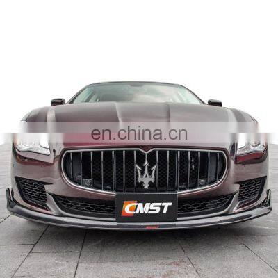 Carbon fiber body kit for Maserati Quattroporte front spoiler rear diffuser and side skirts for Quattroporte facelift