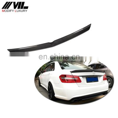 High Quality Carbon Fiber W212 RearTrunk Boot Spoiler for Mercedes W212
