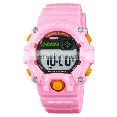 Fashion Boys Girls SKMEI 1484 Waterproof Dual Time Sport Digital Children Wrist Watch for Kids