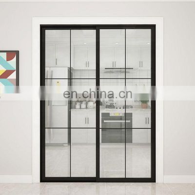 Hot Sale French Aluminum Sliding Door Heat Insulation Glass Graphic Design Contemporary Aluminum Alloy Wooden Crate 5 Years