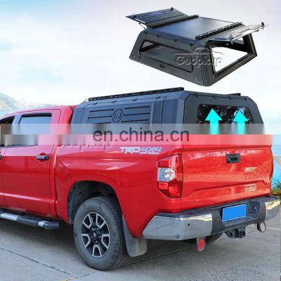 Custom 4x4 Waterproof Steel  pick up Hardtop Topper truck canopy for Toyota tundra rocco tacoma